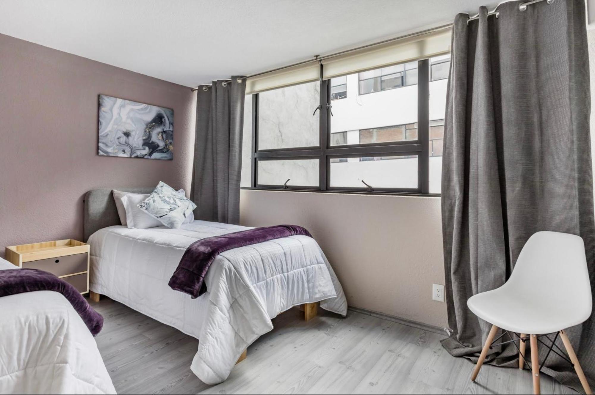 Cozy Roma Norte Flat - Parking- Wifi - Sleeps 6 멕시코 시 외부 사진